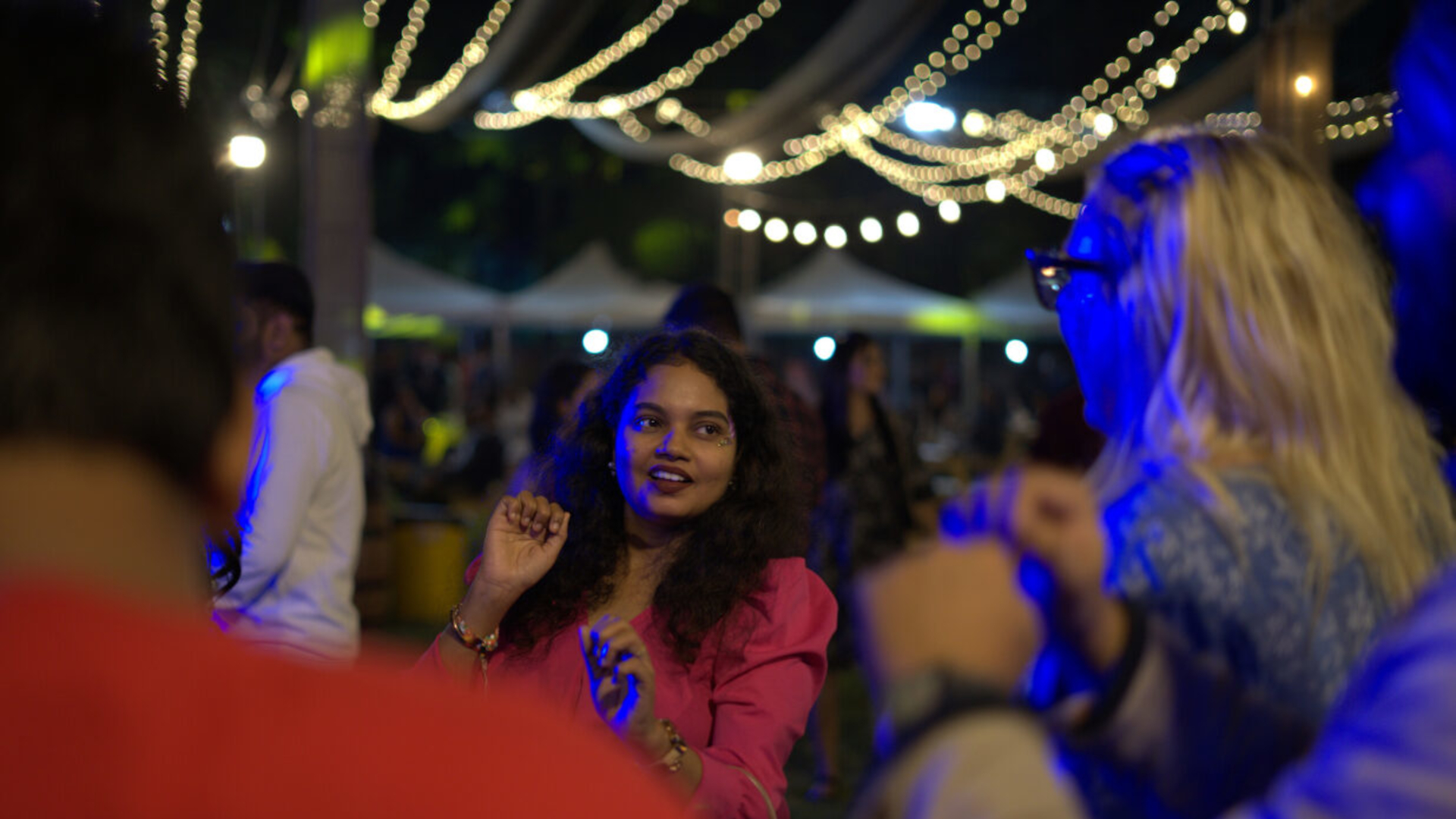 People from Sumo India enjoying SumoFest India - celebrating the studio's 15th anniversary